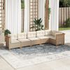 vidaXL Garden Sofa Set Beige