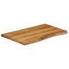 vidaXL Table Top 31.5"x23.6"x1.5" Live Edge Solid Wood Mango