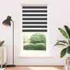 vidaXL Zebra Blind Black Polyester, Aluminum 37.4 x 90.6 in