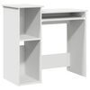 vidaXL Desk White Engineered wood 33.1 x 15.7 x 30.7 in Desk