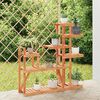 vidaXL Flower Stand Natural Wood Solid fir wood Tall Durable