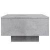 vidaXL Coffee Table Concrete Grey Engineered Wood Compact Durable