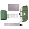 vidaXL Family Tent with Roof Green and White 315 x 286 x 200 cm