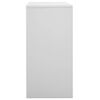 vidaXL Locker Cabinet Set of 2 Light Grey Steel Medium Locker Cabinet