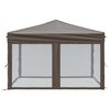 vidaXL Party Tent Taupe 210D Oxford Fabric 10 x 10 ft Foldable