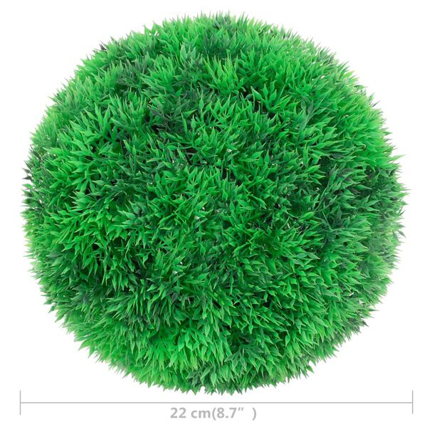 vidaXL Artificial Boxwood Ball Lush mixed green Polyethylene Medium