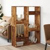 vidaXL Room Divider Old wood Engineered wood Medium Room Divider