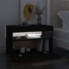 vidaXL TV Cabinet Black Engineered wood 23.6 x 13.8 x 15.7 in TV Cabinet