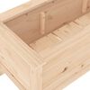 vidaXL Patio Raised Bed  199,5x40 x 15.4 " Solid Wood Pine