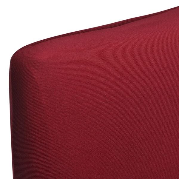 vidaXL Cover Set of 6 Burgundy 90% Polyester, 10% Spandex Universal