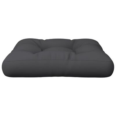 vidaXL Pallet Cushion Black 22.8"x22.8"x3.9" Fabric