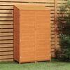 vidaXL Garden Shed Brown Solid fir wood 40.2 x 20.5 x 68.7 in