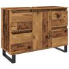 vidaXL Bathroom Sink Cabinet Old wood Engineered wood, iron Medium