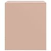 vidaXL Bedside Cabinet Pink Cold-rolled steel Small Bedside Cabinet