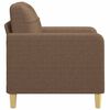 vidaXL Sofa Chair Brown Fabric (100% polyester), metal, textilene Single