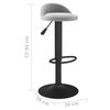 vidaXL Bar Stool Light grey