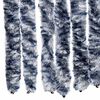 vidaXL Insect Curtain Blue, White and Silver 22.0x72.8" Chenille
