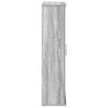 vidaXL Bathroom Cabinet Grey sonoma Engineered wood 15.4x8.7x35.4 in
