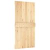 vidaXL Sliding Door with Hardware Set 39.4x82.7" Solid Wood Pine