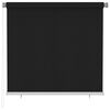 vidaXL Roller Blind Black High-density polyethylene (HDPE) 63.0 x 55.1 in