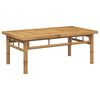 vidaXL Coffee Table Natural Bamboo Bamboo Medium Bamboo Coffee Table