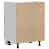 vidaXL Kitchen Base Cabinet Old Wood Engineered Wood 23.6 x 18.1 x 32.1 in