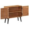 vidaXL Sideboard Natural wood with brown and golden streaks Solid mango wood