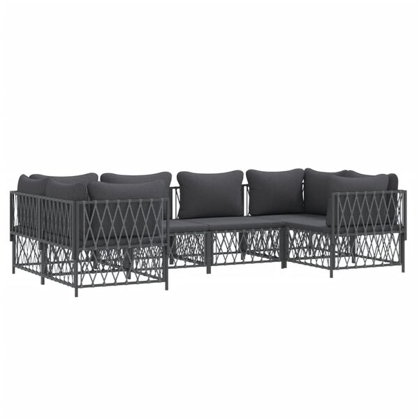 vidaXL Garden Lounge Set Anthracite