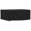 vidaXL Garden Furniture Cover Black 420D Oxford fabric with PU coating
