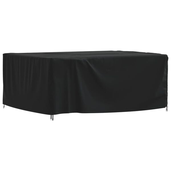 vidaXL Garden Furniture Cover Black 420D Oxford fabric with PU coating