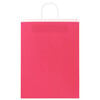 vidaXL Paper Bags 250 pcs with Handles Pink 32x12x42 cm
