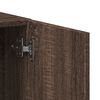 vidaXL File Cabinet Brown Oak Engineered Wood Medium File Cabinet