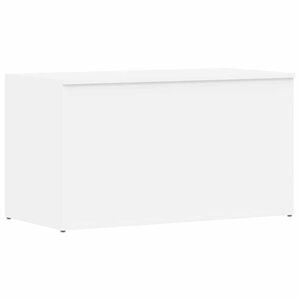 vidaXL Storage Chest White Engineered wood Medium Storage Chest