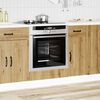 vidaXL Oven Cabinet Artisan Oak Engineered Wood Compact Oven Cabinet