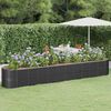 vidaXL Garden Raised Bed Anthracite Powder-coated Steel Large Durable