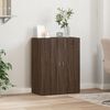 vidaXL File Cabinet Brown Oak Engineered Wood Medium File Cabinet