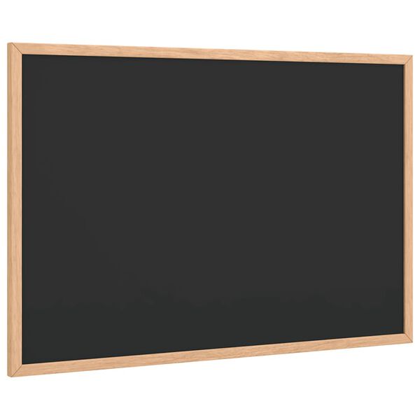 vidaXL Chalkboard with Solid Pine Wood Frame Black 23.6x15.7"