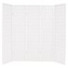 vidaXL Folding 5-Panel Room Divider Japanese Style 78.7"x66.9" White