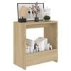 vidaXL Side Table Sonoma Oak Engineered Wood Small End Table
