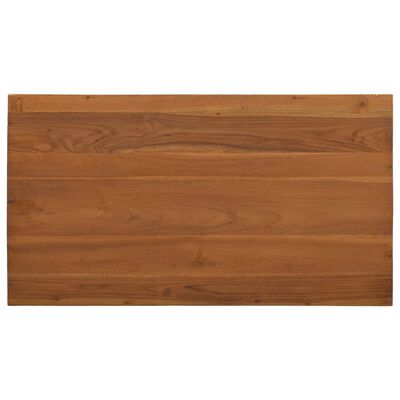 vidaXL Coffee Table 35.4"x19.7"x13.8" Solid Teak Wood