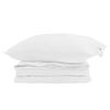 vidaXL 2-in-1 Duvet with Pillow 2 pcs White Down Feather