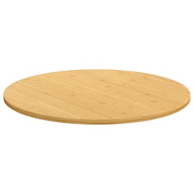 vidaXL Table Top Ø31.5"x0.6" Bamboo