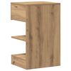 vidaXL Bedside Cabinet Artisan Oak Engineered Wood Standard