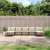 vidaXL Garden Lounge Set Anthracite, Beige