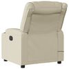 vidaXL Massage Recliner Chair Cream