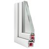 vidaXL Basement Window "RISOR" 39.4x23.6" Tilt&Turn DIN Right White