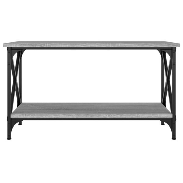 vidaXL Coffee Table Grey sonoma Engineered wood Medium Coffee Table
