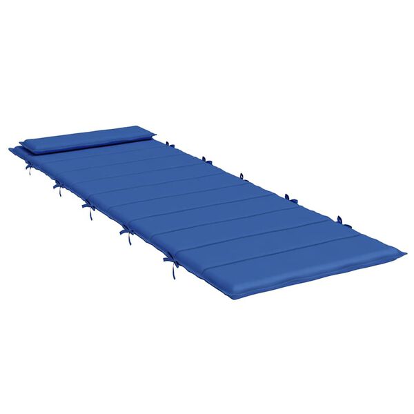 vidaXL Sun Lounger Cushion Royal Blue 70.9x23.6x1.6" Oxford Fabric