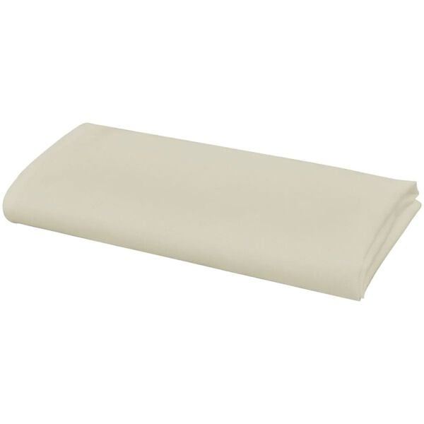vidaXL Napkin Set of 100 Cream 100% Polyester 19.7 x 19.7 in