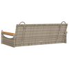 vidaXL Patio Swing Bench Gray